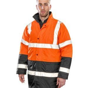 Result Core Motorway Two-Tone Safety Coat