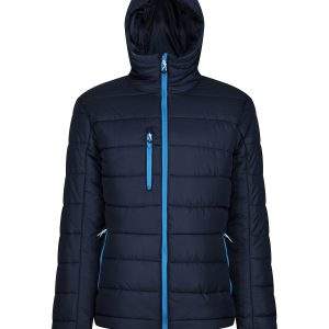 Regatta Professional Navigate Thermal Hooded Jacket - Navy/French Blue, 2XL