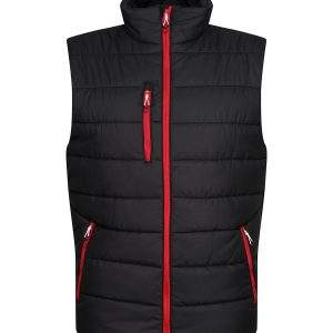 Regatta Professional Navigate Thermal Bodywarmer - Black/Classic Red, 2XL