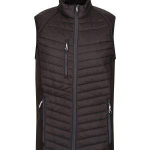 Regatta Professional Navigate Hybrid Bodywarmer - Black/Seal, 2XL