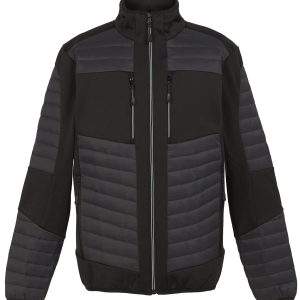 Regatta Professional E-Volve Unisex Thermal Hybrid Jacket - Ash/Black, 2XL
