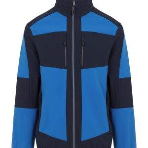 Regatta Professional E-Volve Unisex 2-Layer Softshell Jacket - Strong Blue/Navy, 2XL