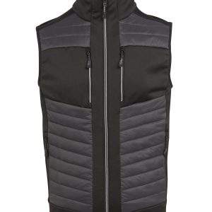 Regatta Professional E-Volve Unisex Thermal Hybrid Bodywarmer - Ash/Black, 2XL
