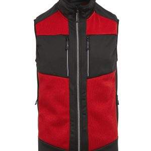 Regatta Professional E-Volve Unisex Knit-Effect Stretch Bodywarmer - Classic Red/Black, 2XL