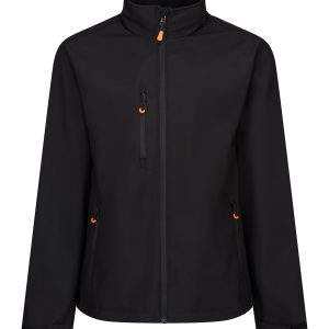 Regatta Professional Thermogen Powercell 5000 Heated Softshell Jacket - Black/Magma, 2XL