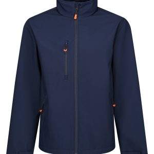 Regatta Professional Thermogen Powercell 5000 Heated Softshell Jacket - Navy/Magma, L