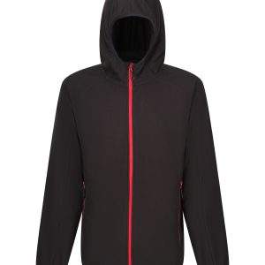 Regatta Professional Navigate Full Zip-Fleece - Black/Classic Red, 2XL