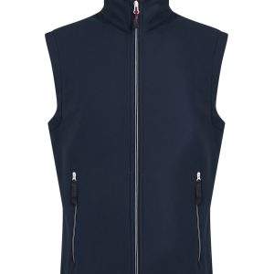 Regatta Professional Ascender 2-Layer Softshell Bodywarmer - Navy/Classic Red, 2XL