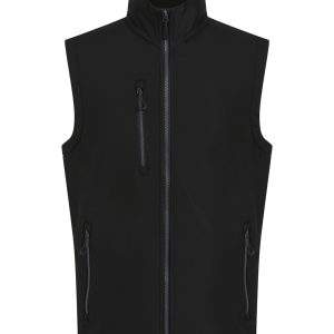 Regatta Professional Navigate 2-Layer Softshell Bodywarmer - Black/Seal, 2XL