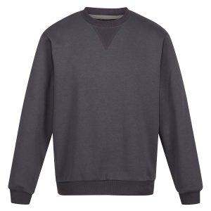 Regatta Professional Pro Crew Neck Sweatshirt - Seal Grey, 2XL