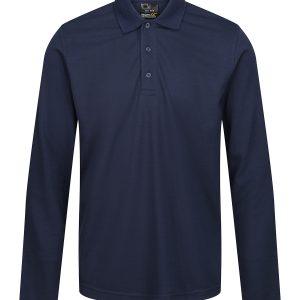 Regatta Professional Pro 65/35 Long Sleeve Polo - Navy, 2XL