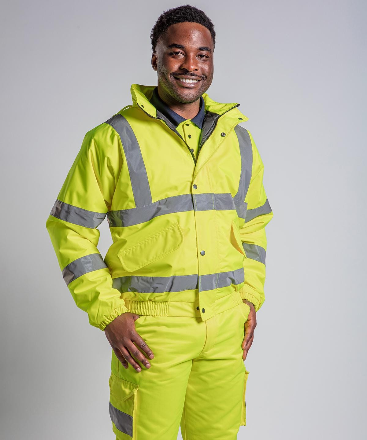 Prortx High Visibility High Visibility Bomber Jacket
