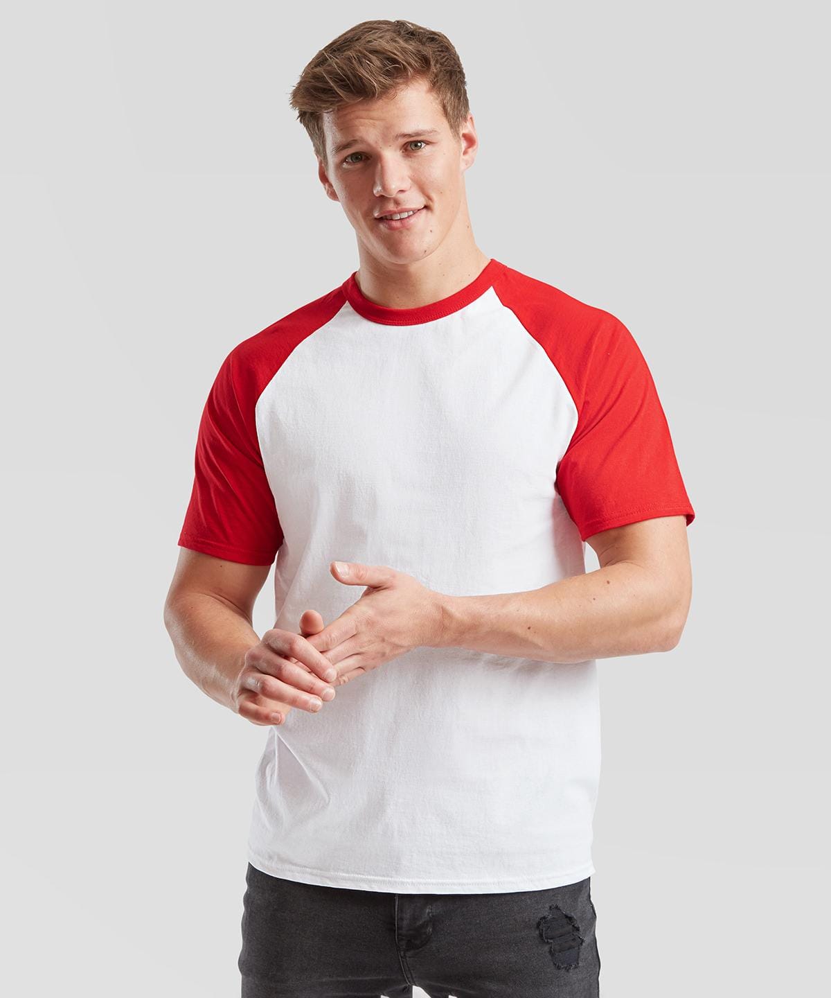 Fruit Of The Loom Short Sleeve Baseball T