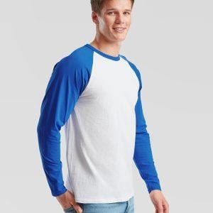 Fruit Of The Loom Long Sleeve Baseball T