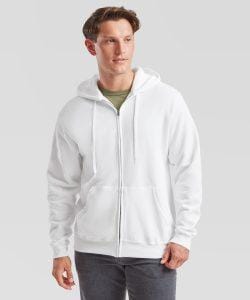 Fruit Of The Loom Classic 80/20 Hooded Sweatshirt Jacket