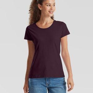 Fruit Of The Loom Women`s Iconic 195 Ringspun Premium T-Shirt