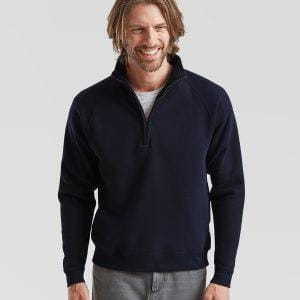 Fruit Of The Loom Premium 70/30 Zip-Neck Sweatshirt
