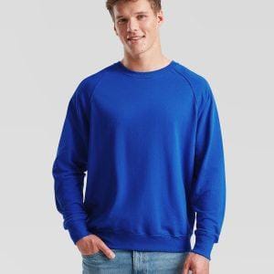 Fruit Of The Loom Lightweight Raglan Sweatshirt