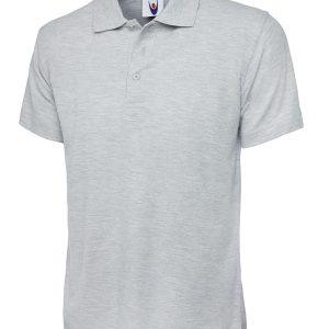 Uneek Active Poloshirt - Heather Grey, 2XL