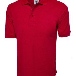 Uneek Classic Cotton Poloshirt - Red, XS