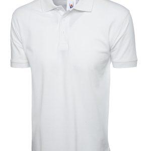 Uneek Classic Cotton Poloshirt - White, XS