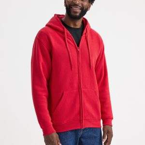 Uneek Adults Classic Full Zip Hooded Sweatshirt