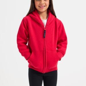 Uneek Childrens Classic Full Zip Hooded Sweatshirt