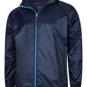 Uneek Active Jacket - Navy/Surf Blue, 2XL