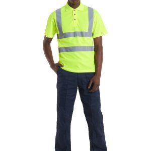Uneek Hi Vis Polo Shirt