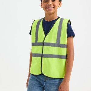 Uneek Childrens Hi Vis Waist Coat