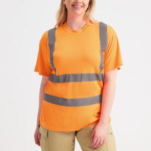 Uneek Hi Vis Short Sleeve T-Shirt