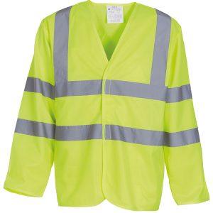 Yoko Hivis Long Sleeve Waistcoat Hvj200