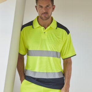 Yoko Hivis Twotone Polo Shirt Hvj220