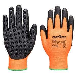 Portwest Grip 13 Nitrile High Dotted Glove (Pack of 12 Pairs)