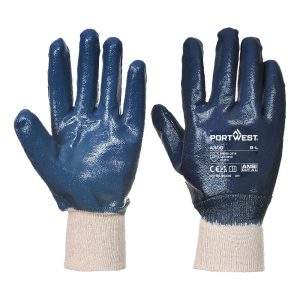 Portwest Grip 12 Nitrile Full Dipped Knitwrist Glove (Pack of 12 Pairs)
