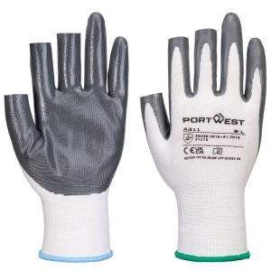 Portwest Grip 13 Nitrile 3 Fingerless Glove (Pk 12)