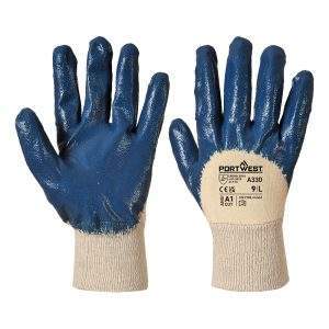 Portwest Grip 12 Nitrile Light Knitwrist Glove (Pack of 12 Pairs)