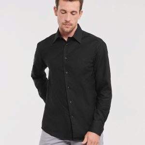 Russell Collection Men's L/Sleeve Oxford Shirt