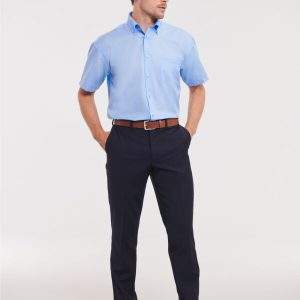 Russell Collection Men's S/Sleeve Non-Iron Shirt