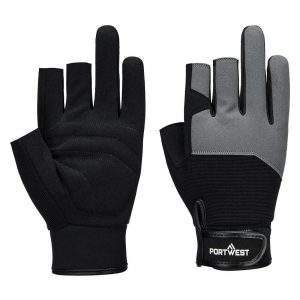 Portwest Mechanic 251 Fingerless Glove (Pack of 12 Pairs)
