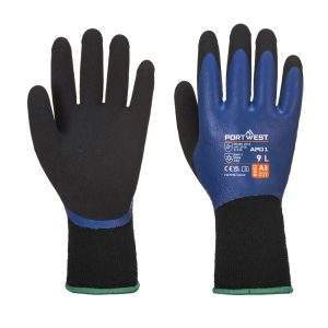 Portwest Cold 13 Latex Aqua Glove (Pack of 12 Pairs)