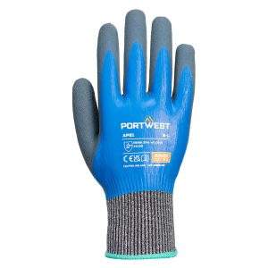Portwest Cut D13 Latex Aqua Glove (Pack of 12 Pairs)