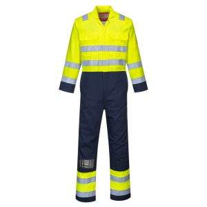 Portwest Bizflame Work Hi-Vis Contrast FR Coverall
