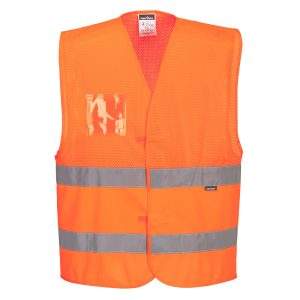 Portwest Hi-Vis Half Mesh Two Band Vest