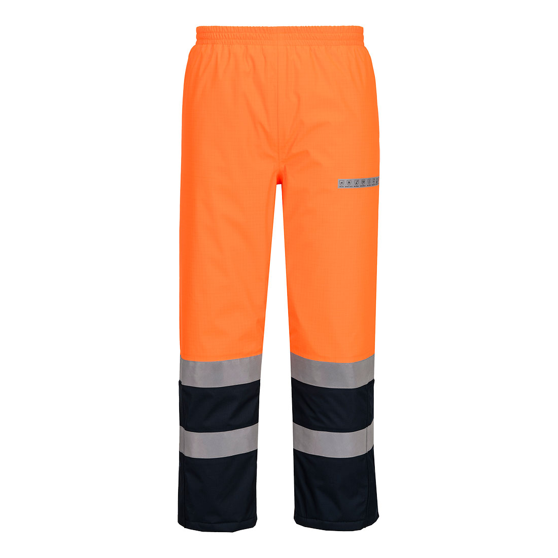 Portwest Bizflame Rain+ Hi-Vis Multi-Norm Contrast FR Winter Trousers