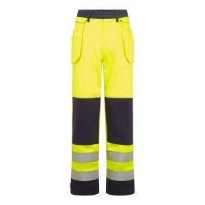 Portwest Bizflame Work Hi-Vis Contrast FR Holster Trousers
