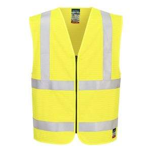 Portwest Bizflame Hi-Vis FR Zip Vest