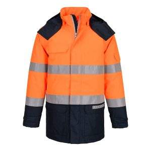 Portwest Bizflame Rain+ Hi-Vis Multi-Norm Contrast FR Winter Jacket