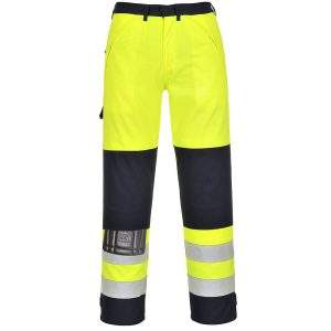 Portwest Bizflame Work Hi-Vis Multi-Norm Contrast FR Trousers