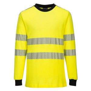 Portwest PW3 Modaflame Knit Hi-Vis FR Long Sleeve T-Shirt